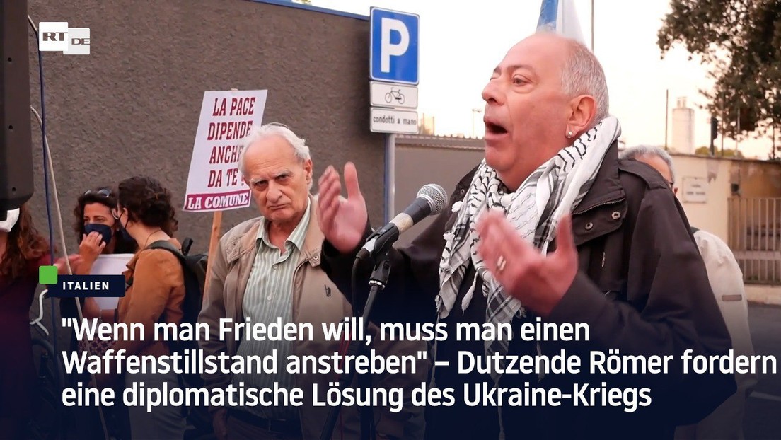 "Für Frieden muss man einen Waffenstillstand anstreben" – Römer fordern diplomatische Lösung