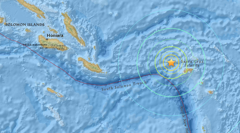 6.9 quake strikes near Solomon Islands, tsunami warning lifted