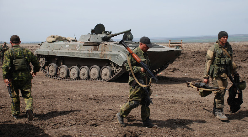 Donetsk militias complete lighter arms withdrawal from frontline with Kiev forces 