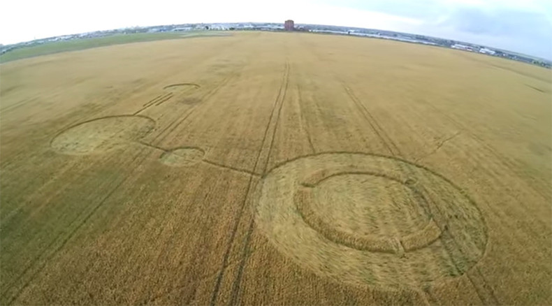 Crop circles emerge in Russia’s Samara region on 10th anniversary of same phenomenon (DRONE VIDEO)