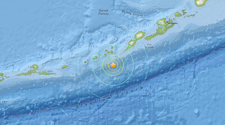 Magnitude 6.9 earthquake strikes off Alaska coast