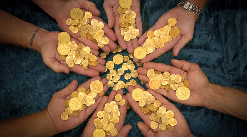 Florida divers find $4.5mn in gold coins from sunken 18th century Spanish fleet (PHOTOS)