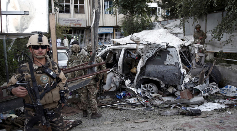 3 US contractors among 12 killed in car bombing targeting foreign convoy in Kabul