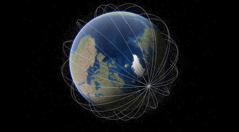 Map Of Satellites Orbiting Earth Spectacular Space Map Shows 14,000 Satellites Orbiting Earth — Rt World News