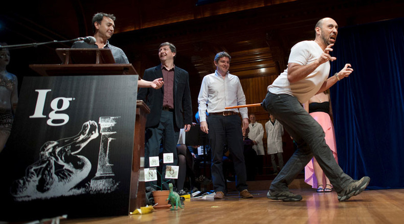 Huh? Ig Nobel prizes go to un-boiled eggs, bee-stung penises & dinosaur-tailed chickens