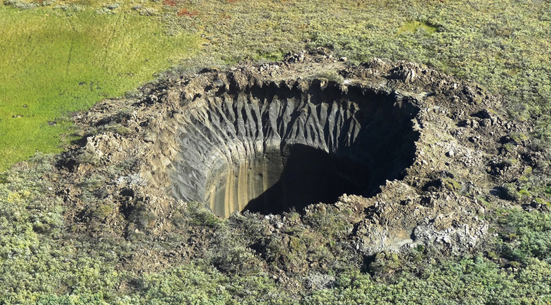 'Can explode at anytime': Scientists reveal giant sinkhole to appear in Siberia