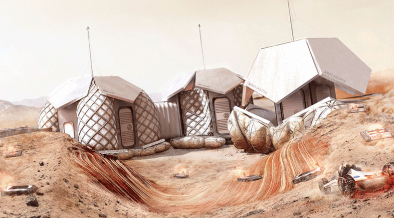Design for 3D printed Mars base unveiled