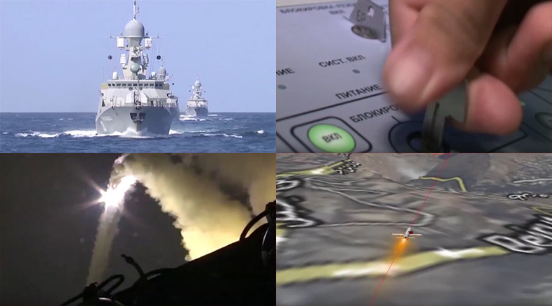 4 Russian warships launch 26 missiles against ISIS from Caspian Sea