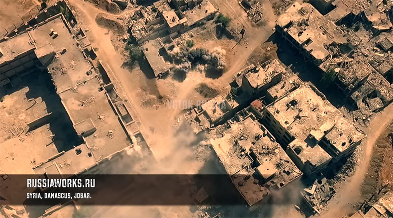 Haunting drone HD videos capture Syria combat zones