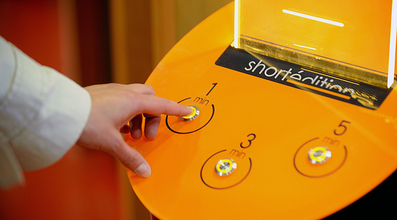 Press button for... short story: French city launches literary vending machines