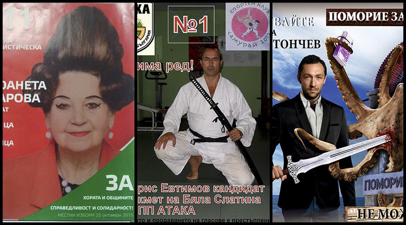 Pirate, samurai & French queen: Internet goes crazy over Bulgarian election candidates (PHOTOS)