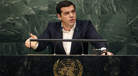 Greek PM condemns EU mismanagement of refugee crisis, social costs of austerity at UNGA