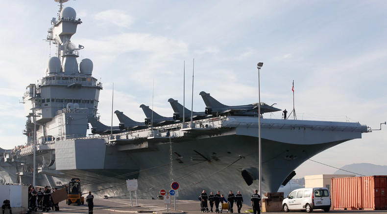 French aircraft carrier Charles de Gaulle launches first anti-ISIS missions in Syria & Iraq