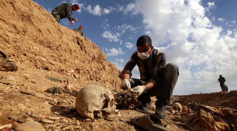‘Genocide of Yazidis’: Booby-trapped grave with over 120 ISIS victims found in Iraq