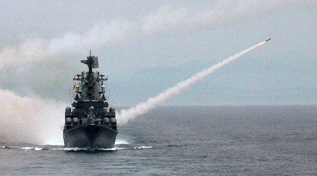 Russia deploys missile cruiser off Syria coast, ordered to destroy any target posing danger