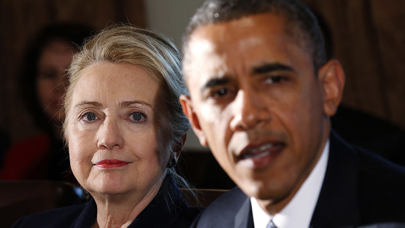 Obama, Clinton meet for secret lunch as they pursue tech industry over encryption, terror threats