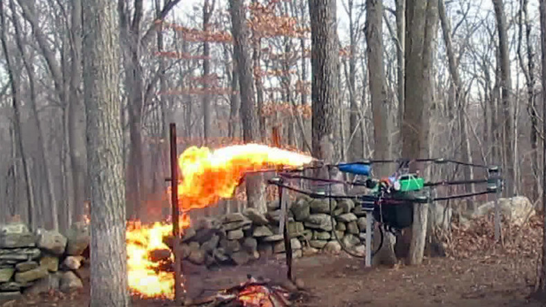 Teen equips drone with flamethrower to roast holiday turkey (VIDEO)