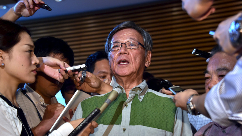 Okinawa sues Japanese govt over plans for construction of new US military base