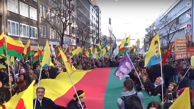 Thousands in Germany protest Turkish crackdown on Kurds (VIDEO)
