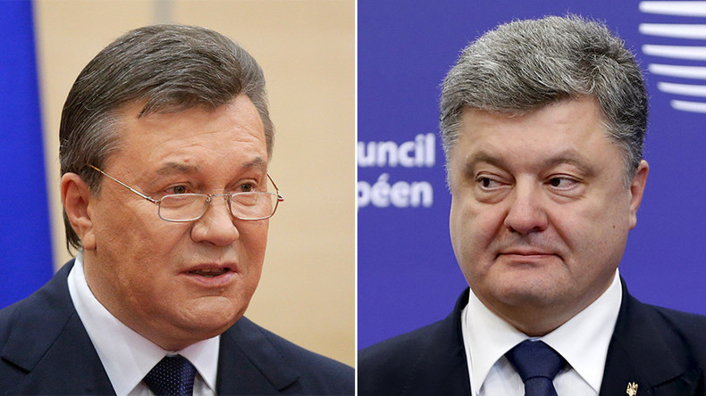 Ukrainian President Poroshenko's approval rating drops below ousted predecessor's
