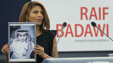‘Brave enough to say no to their barbarity’: Jailed Saudi blogger awarded Sakharov Prize