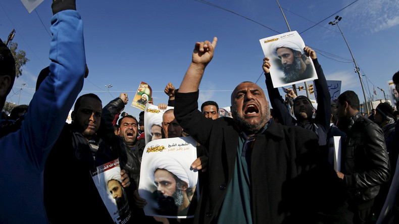 Thousands protest in Baghdad over Saudi execution of Shiite cleric (VIDEO)