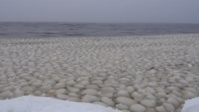 ‘From another planet’: Waves of strange ‘snowballs’ found in Maine lake (VIDEO)