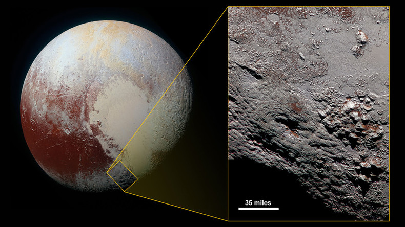 High-res NASA image shows 150km-wide potential 'cryovolcano' on Pluto