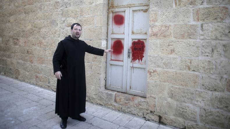 Christian monastery in Jerusalem vandalized by alleged Jewish extremists
