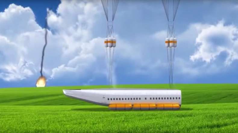 Inventor reveals ‘detachable cabin’ that can save lives during plane crash