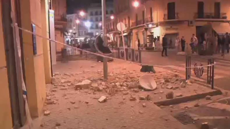 Streets littered with rubble as 6.1 quake strikes off coasts of Spain, Morocco (VIDEO)