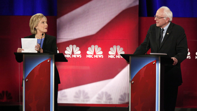 Clinton, Sanders make final pitch at Democratic town hall debate before Iowa votes