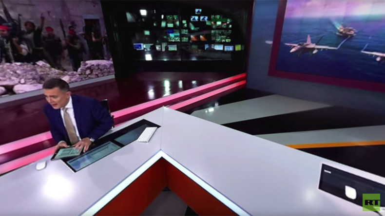RT your way: Take a 360-degree look at how TV news is made (EXCLUSIVE VIDEO)