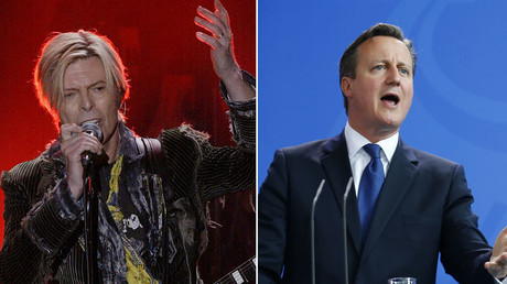 ‘David Cameron is dead’: Radio presenter confuses PM with Bowie in live gaffe
