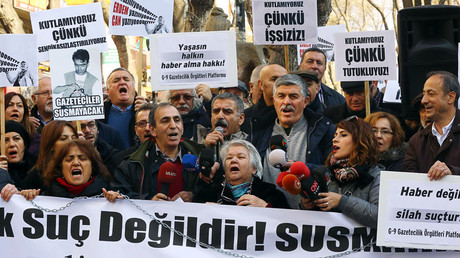 Jailed Turkish journalists say arrests were aimed at sending 'clear message' to the press