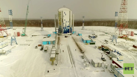 Vostochny Cosmodrome ready for 1st launch with rocket placed in take-off position (VIDEO, PHOTOS)