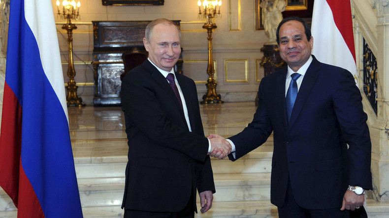 Egypt seeks free trade zone with Russia 