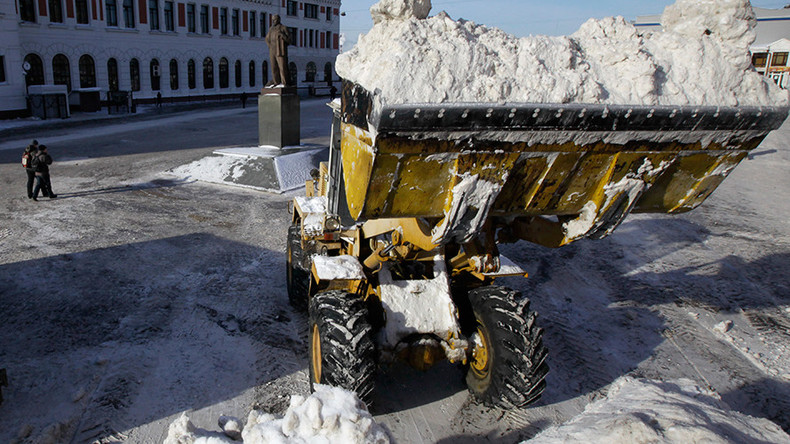 10-year-old girl in coma after being buried in snow by excavator in Russia’s Urals 