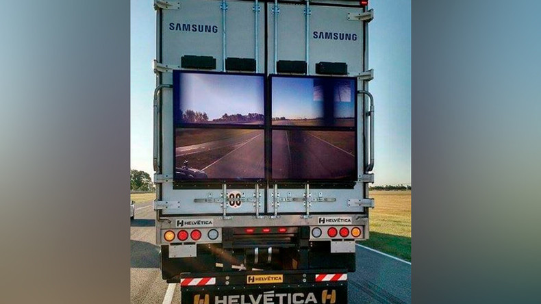 Samsung’s ‘transparent truck’ hits the road in Argentina (VIDEOS)