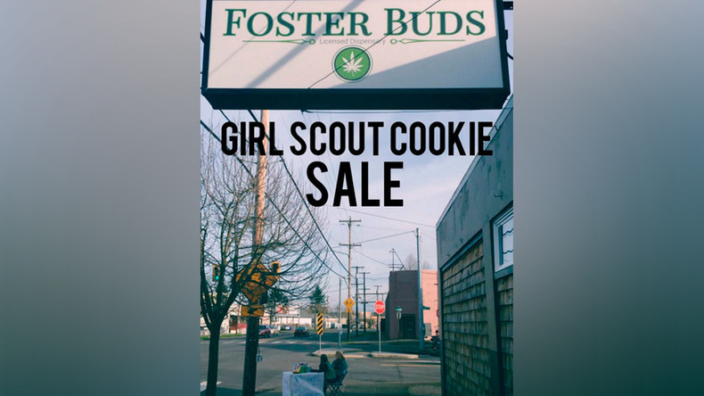 Entrepreneur of the Year: Girl scout sells cookies outside pot shop