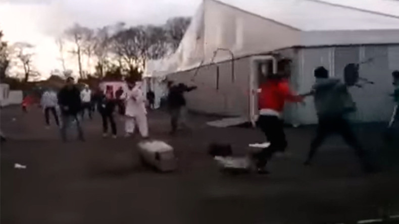 Mass brawl in Belgian refugee center over woman refusing to wear headscarf (VIDEO)