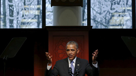 Obama’s first US mosque visit: ‘Better late than never’