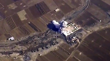 French TV uses Russian airstrikes video while reporting on US-led coalition successes in Syria