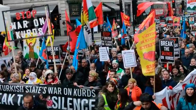 London rally condemns Turkey’s ‘war on Kurds’, UK media silence (PHOTOS, VIDEO)