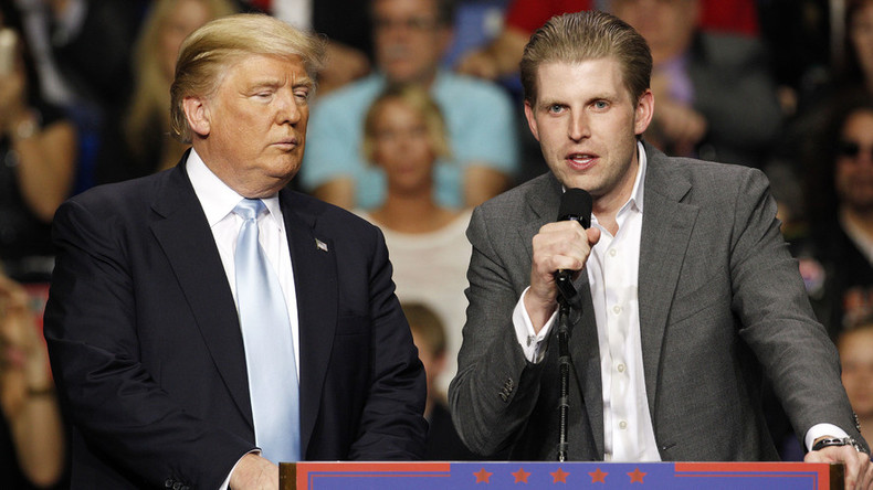 Powder-filled envelope sent to Trump son investigated by FBI, Secret Service, Post Office, NYPD