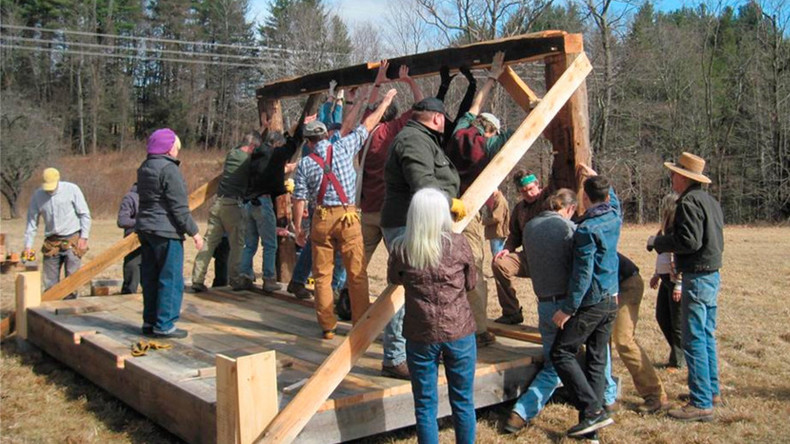 Walden pond cabin built for Thoreau-inspired fracking pipeline protest