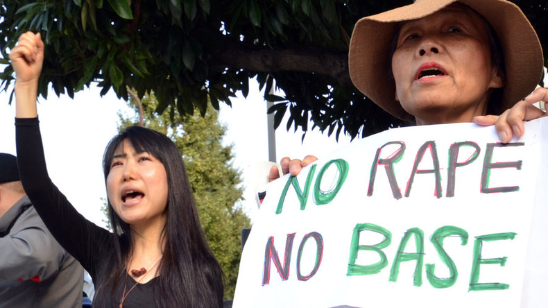 Thousands protest alleged rape by US Marine in Japan’s Okinawa
