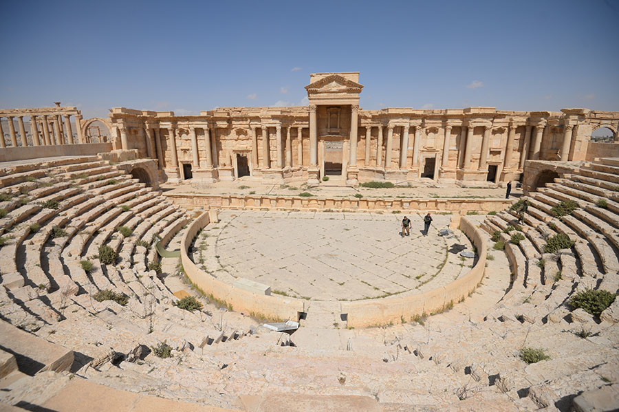 Palmyra liberated: First images of ancient heritage site freed from ...