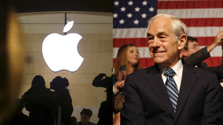 'First they come for the iPhone': Ron Paul backs Apple in FBI battle
