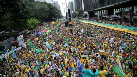 3mn people take to streets in Brazil’s biggest ever anti-govt protest